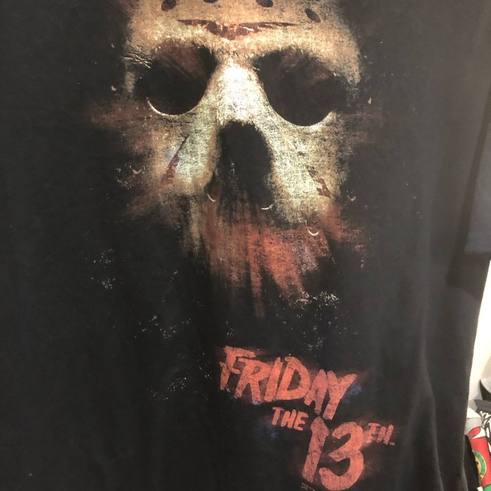 Friday the 13th T-Shirt Gildan Tag XL 100% Cotton pre shrunk - Picture 8 of 10